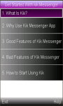 Get Started With kik Messenger screenshot 1/1