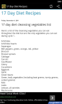17 Day Healthy Diet screenshot 4/6