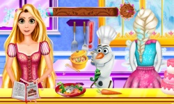 Elsa and Rapunzel Devilish Cooking screenshot 3/3