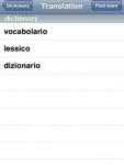 Italian-English Translation Dictionary screenshot 1/1