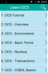 Learn CICS screenshot 1/3