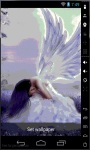 Sad White Angel Live Wallpaper screenshot 2/2
