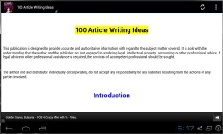 100 Best Article Writing Ideas screenshot 2/3
