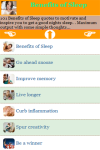 101 Benefits of Sleep screenshot 2/3