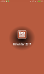 Calendar 2017 screenshot 1/6