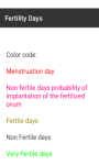 Fertility Days  Determine your most fertile days  screenshot 4/5