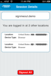 SignMeOut Lite for iPhone screenshot 3/3