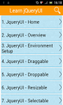 Learn jQueryUI screenshot 1/3