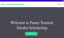 Pastor Tommie Harsley Scholarship screenshot 4/4
