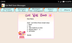 Get Well Soon Messages and Cards screenshot 1/3