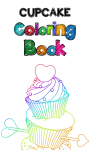 Cupcake Coloring Book screenshot 1/6