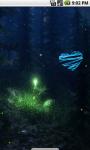 Cool Firefly Forest Live Wallpaper screenshot 1/4