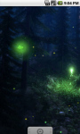 Cool Firefly Forest Live Wallpaper screenshot 2/4