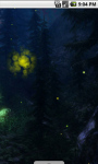 Cool Firefly Forest Live Wallpaper screenshot 3/4