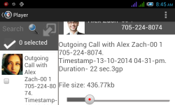 Automatic Call Recorder Plus screenshot 5/6
