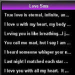 Love Sms Lite screenshot 1/4