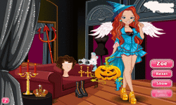 Dress up Zoe and Lily on halloween screenshot 2/4