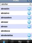 PONS Advanced dictionary Spanish-German screenshot 1/1