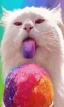 Icecreem Cat Live Wallpaper screenshot 1/3