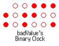 Binary Clock screenshot 1/1