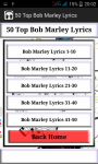 Top Bob Marley Song Lyrics screenshot 2/5