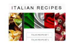 Italian recipes food screenshot 1/3