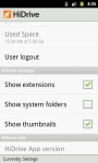 HiDrive screenshot 4/4