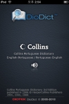 Collins Portuguese Dictionary by DioDict - with TTS & Handwriting recognition screenshot 1/1