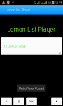 Lemon List Player screenshot 1/6