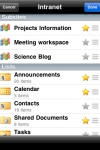 SharePlus Office Mobile Client screenshot 1/1