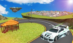 Flying Car Parking 3d games screenshot 1/4