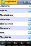 German <-> English Talking Dictionary Langenscheidt Basic screenshot 1/1