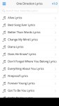 One Direction Lyrics Popular Songs screenshot 2/6