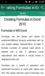 MS Excel 2010 tutorial screenshot 1/3