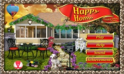 Free Hidden Object Game - Happy Home screenshot 1/4
