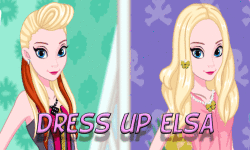 Dress up Elsa a fashion show screenshot 1/4