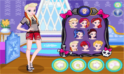 Dress up Elsa a fashion show screenshot 3/4