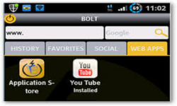 BOLT Browser  4 Beta screenshot 1/6