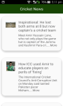 Latest Cricket News screenshot 2/6