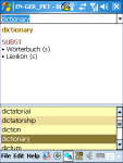 English-German Dictionary for Pocket PC screenshot 1/1