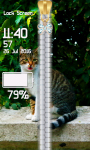Cat Zipper Lock Screen screenshot 4/6