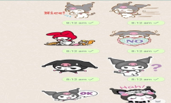 Kuromi Stickers Kawii screenshot 1/3