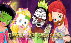 Dress up princess on halloween screenshot 1/4