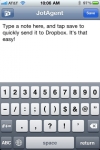 JotAgent ~ quick Dropbox notes screenshot 1/1