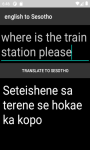 Language Translator English to Sesotho   screenshot 4/4