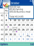 Expense Calendar screenshot 1/1