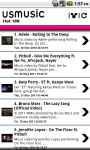 US Music Chart screenshot 1/2