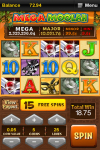Mega Moolah Progressive Slots screenshot 1/2