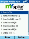 mYspike mobile eBay Tool Smartphone screenshot 1/1