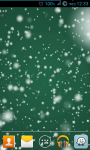 Snowflake Green Live Wallpaper screenshot 3/3